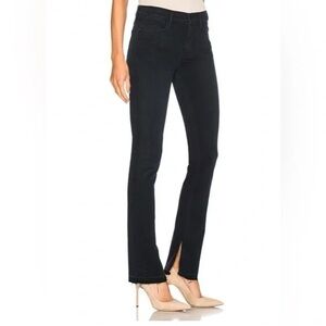 MOTHER Denim - Rascal Slit Undone Hem Jeans In Storm Cloud colorway